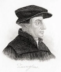 Huldrych Zwingli oder Ulrich Zwingli, 1484 - 1531
